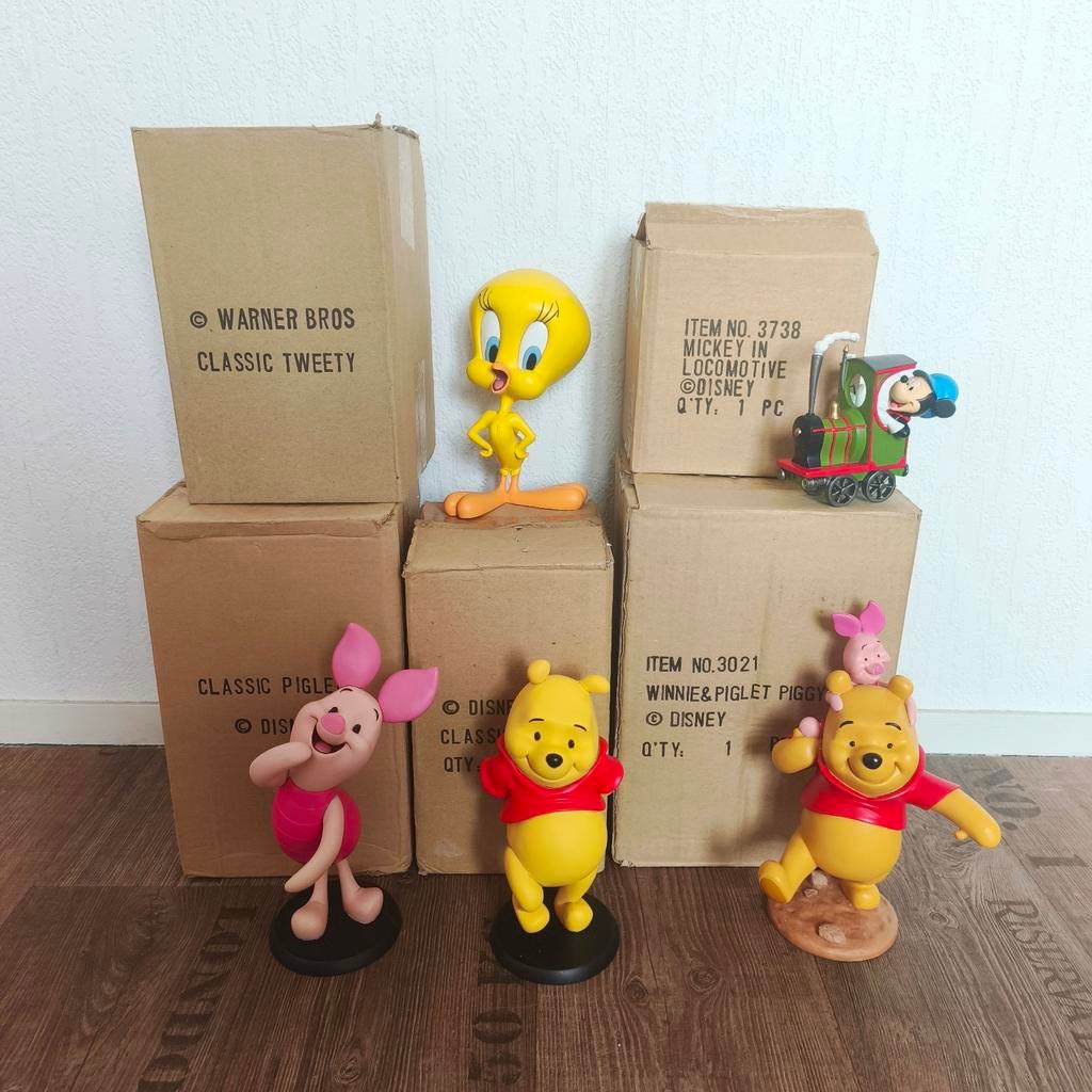 Partij Disney Warner Bros beelden met originele verpakking, Ophalen of Verzenden, Beeldje of Figuurtje