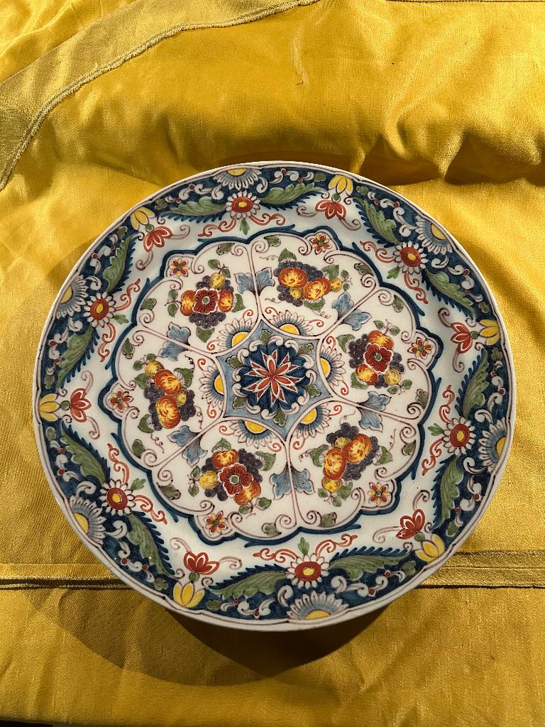 “Tichelaar Makkum wandbord 50 cm – handbeschilderd”, Huis en Inrichting, Verzenden, Gebruikt