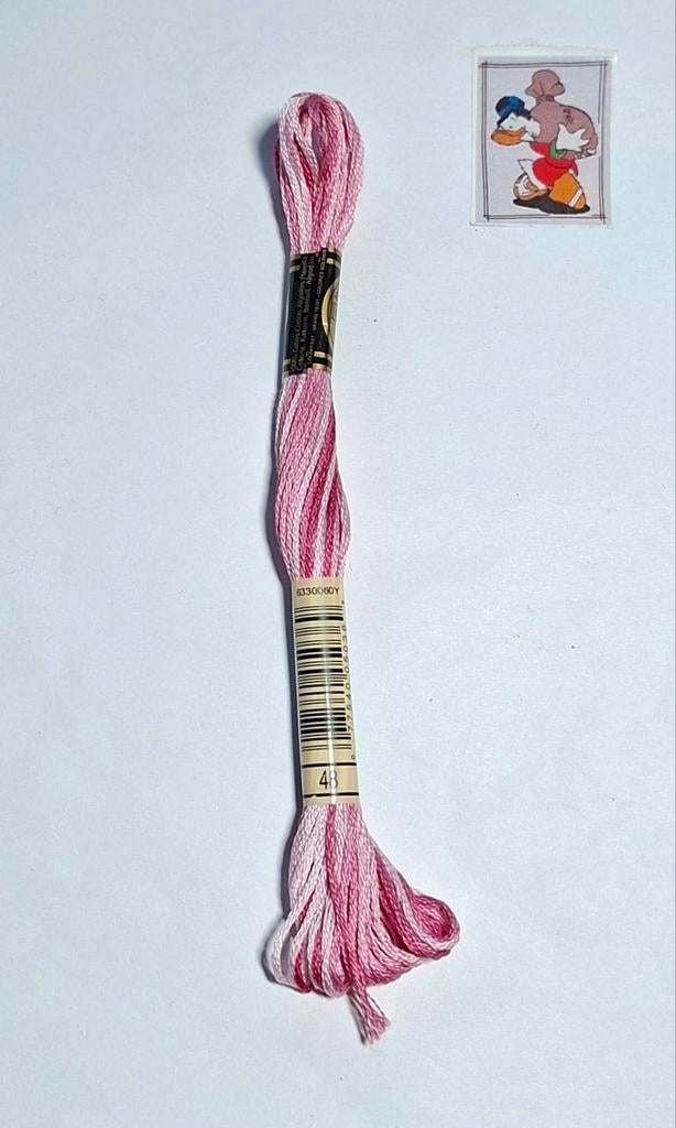 DMC mouline, roze varia 48, Mulhouse, France, Ophalen of Verzenden, Borduurgaren of Zijde, DMC