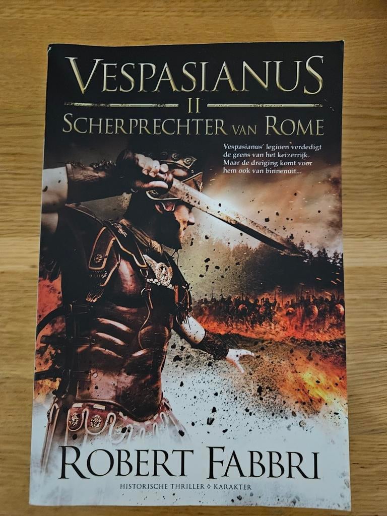Vespasianus II: Scherprechter van Rome - Robert Fabbri, Boeken, Ophalen
