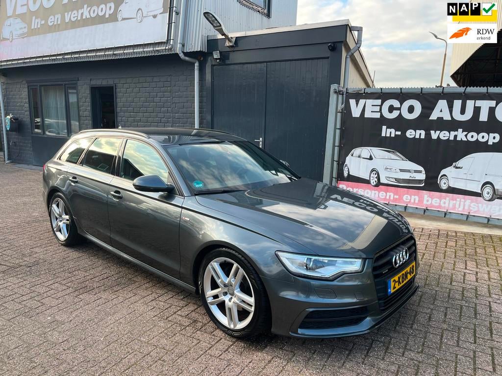 Audi A6 Avant 2.8 FSI quattro S Edition S Line navi led pdc, Euro 5, Gebruikt, Zwart, 2773 cc