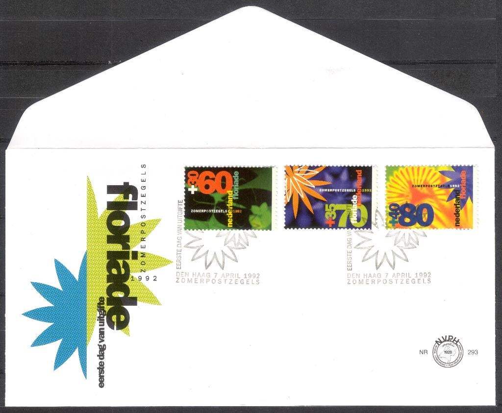 E293 - zomer 1992 - Floriade, Verzenden, Onbeschreven, Nederland