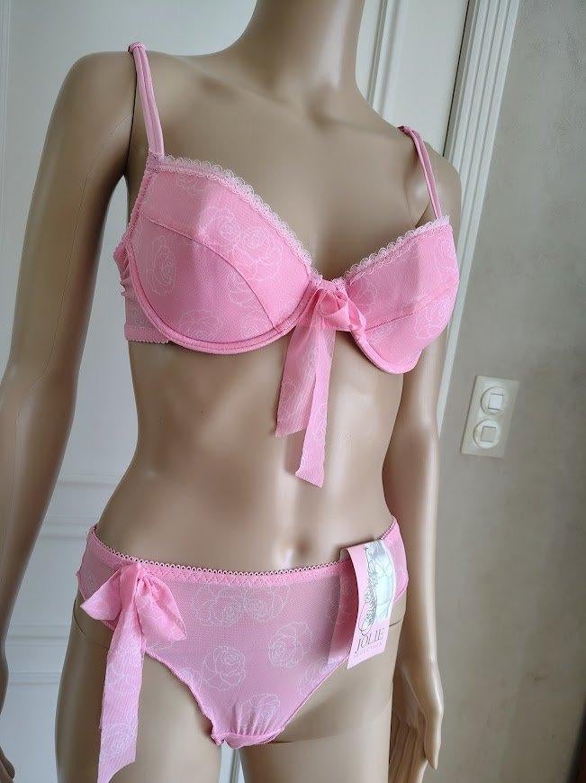 nieuw roos lingerie setje, Kleding | Dames, Ondergoed en Lingerie, Verzenden, Zwart, Setje