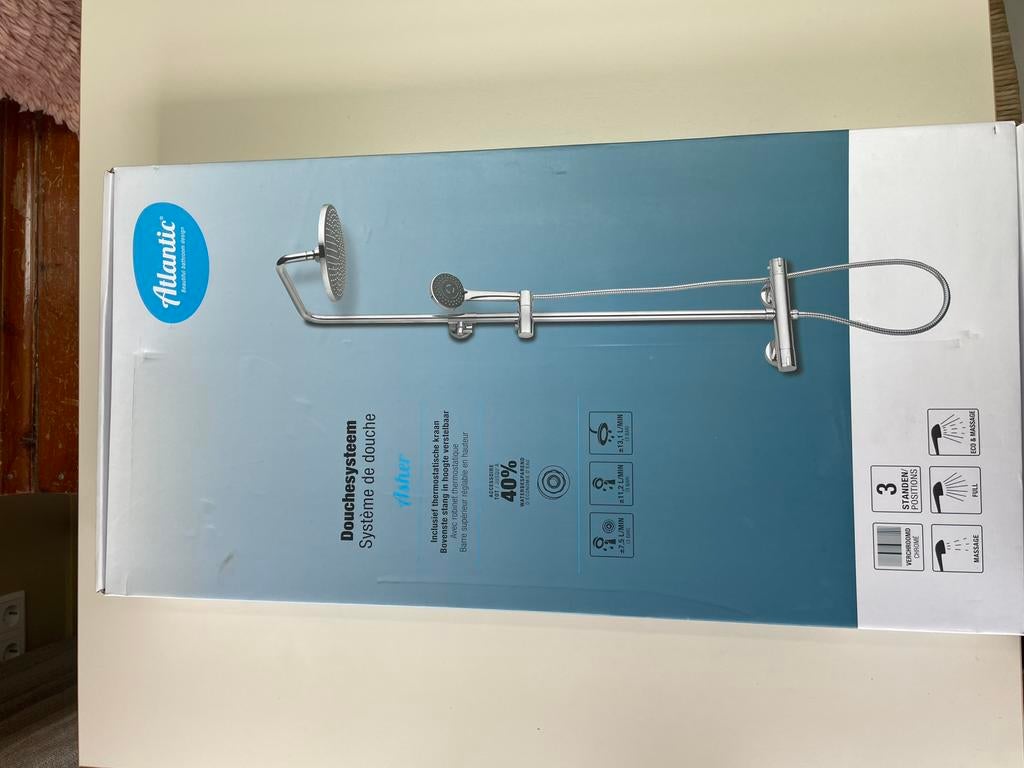 Douchesysteem Atlantic - Asher, Doe-het-zelf en Verbouw, Sanitair, Ophalen, Nieuw, Toilet