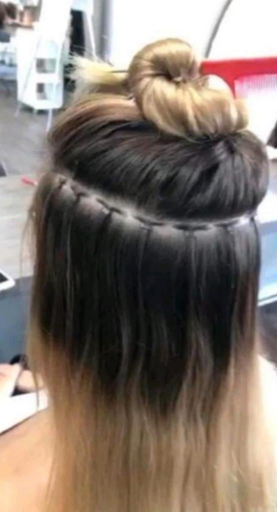 Haar extensions microringen  hair weave, Sieraden, Tassen en Uiterlijk, Uiterlijk | Haarverzorging, Ophalen of Verzenden