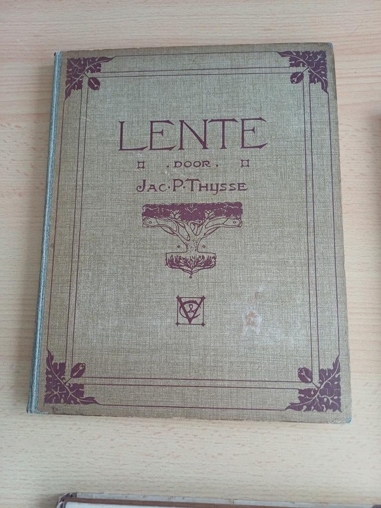 Origineel Verkade Album Lente - Jac. P. Thijsse, Ophalen of Verzenden, Gelezen