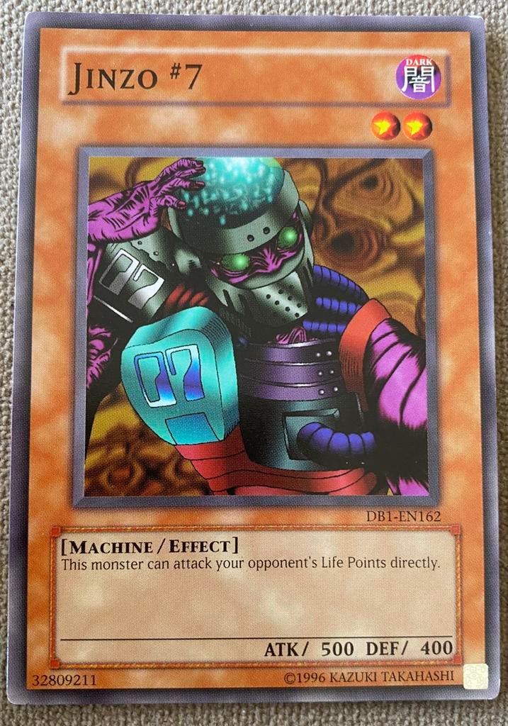 Yu-Gi-Oh! Jinzo “7 DB1 Dark Beginning Print !, Hobby en Vrije tijd, Verzamelkaartspellen | Yu-gi-Oh!, Gebruikt, Losse kaart, Ophalen of Verzenden