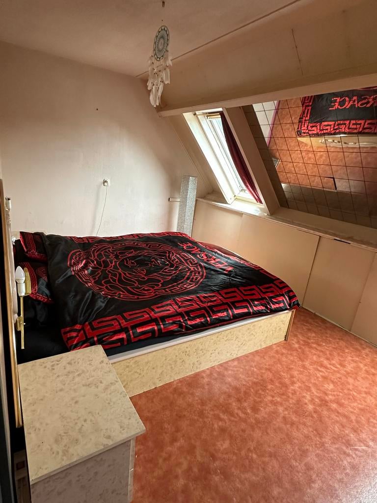 Gebruikt waterbed met nachtkastjes, Huis en Inrichting, Slaapkamer | Waterbedden, Ophalen, Gebruikt, Tweepersoons, 140 cm