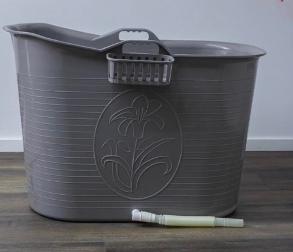 Ekeo zitbad 200 liter - Comfortabel en ruimtebesparend, Huis en Inrichting, Ophalen, Gebruikt, Grijs, Overige typen