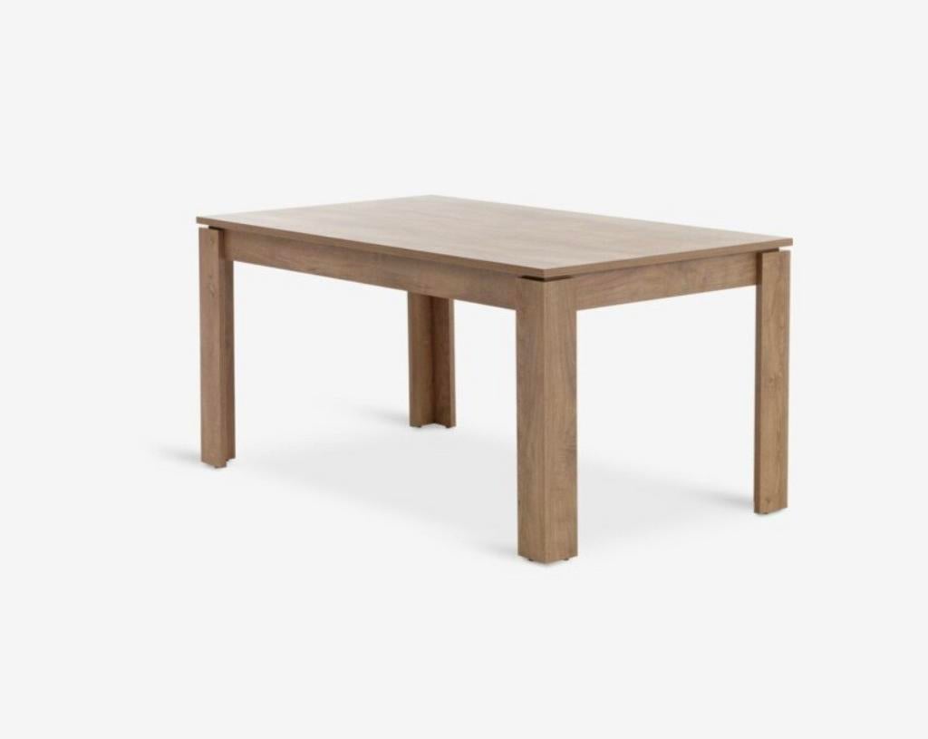 Eettafel 90x160 wild donker eiken, Ophalen of Verzenden, Vier personen, Rechthoekig, 50 tot 100 cm