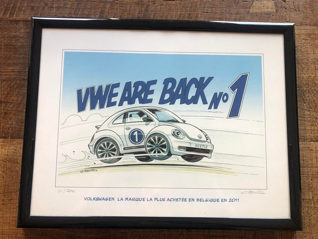 Volkswagen Beetle ( zeefdruk), Ophalen of Verzenden