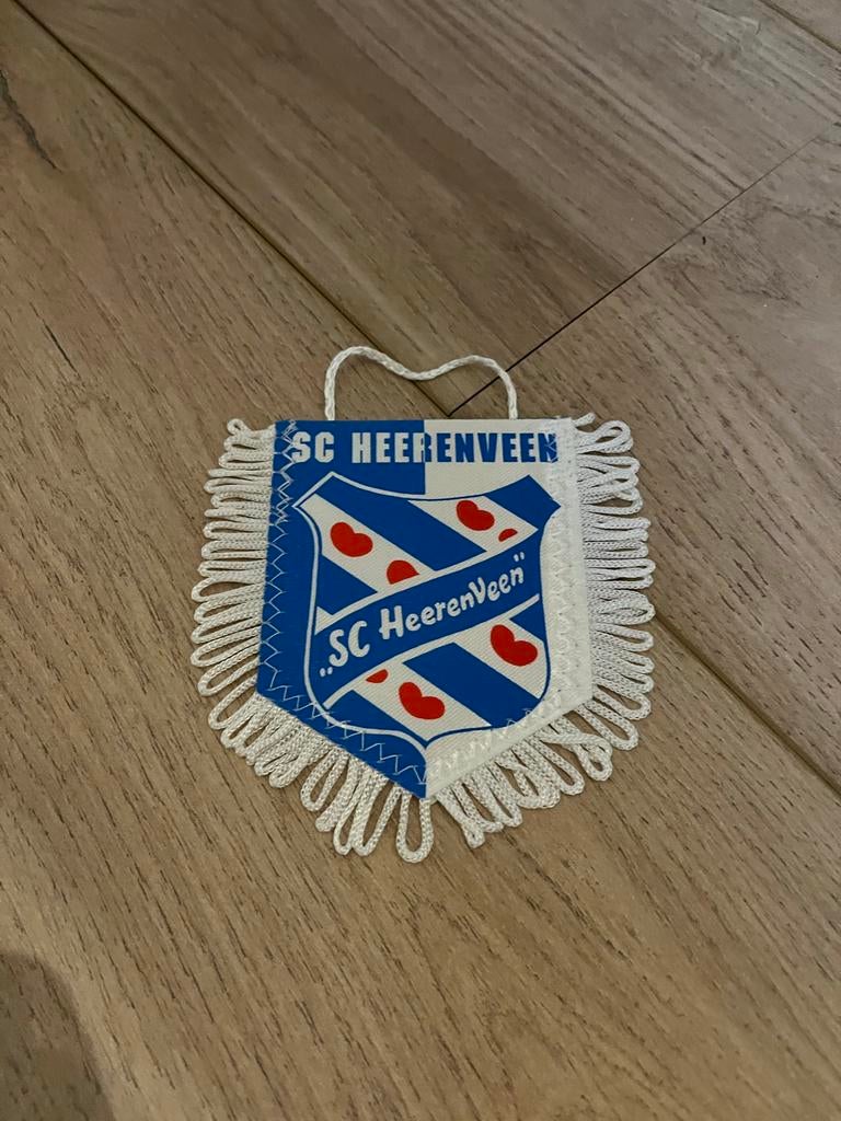 SC Heerenveen Vaantje - Leuk voor de verzamelaar!, Ophalen of Verzenden, Gebruikt, Overige binnenlandse clubs, Vaantje of Sjaal