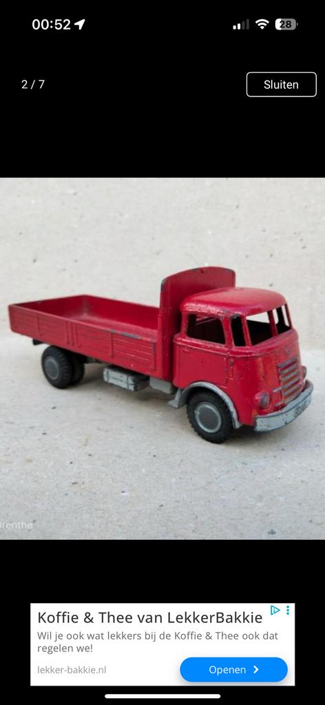 Lion car Daf frontstuur spijltje bakwagen repaint, Ophalen of Verzenden, Gebruikt, Auto, Overige merken