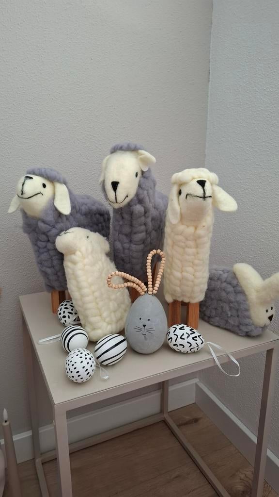 Paas decoratie spullen schapen, Diversen, Pasen, Ophalen