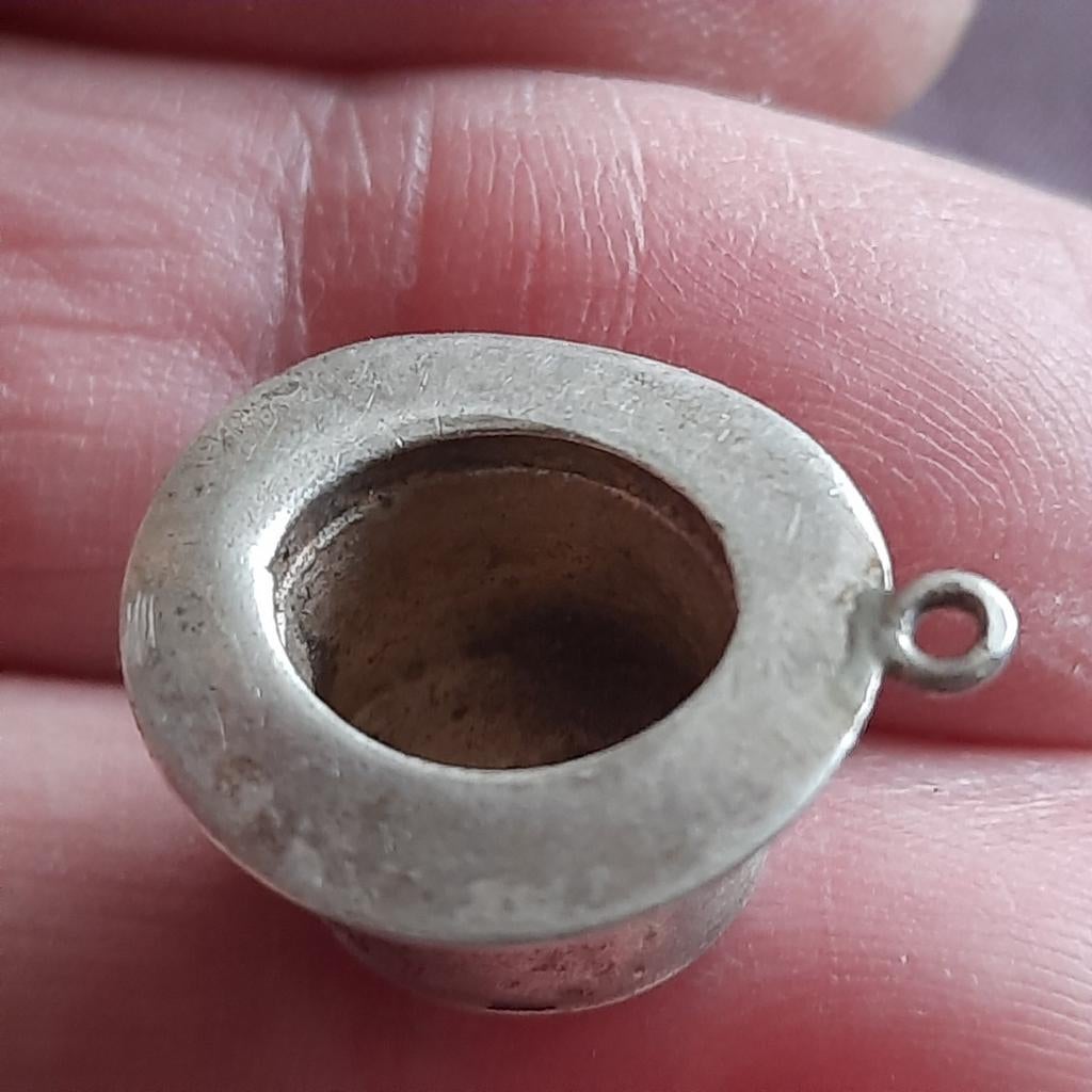 Grote Zilveren Bedel Hoge Hoed, Verzenden, Gebruikt, Zilver, Overige merken