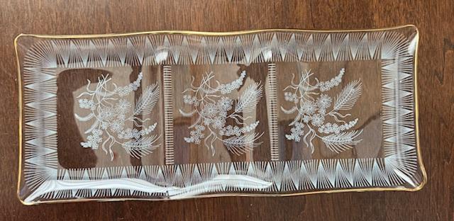 Vintage glazen cakeschaal, Antiek en Kunst, Antiek | Glas en Kristal, Ophalen