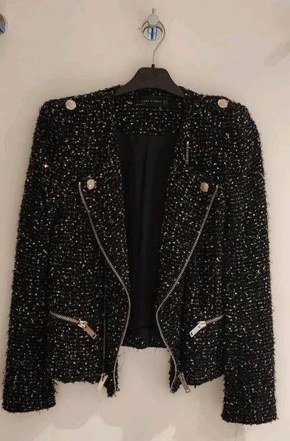ZARA Colbert Dames Maat 36 - Biker Model, Kleding | Dames, ZARA, Zwart, Ophalen of Verzenden, Jasje