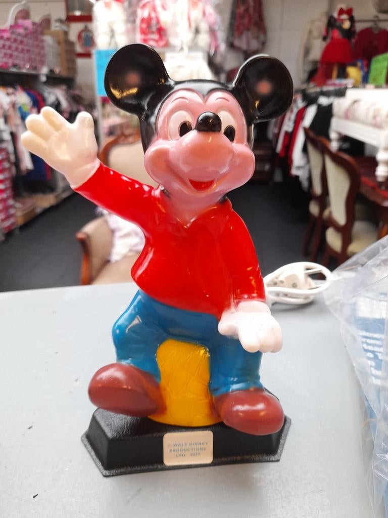 Leuke oude mickey mouse lamp, Verzamelen, Disney, Ophalen of Verzenden