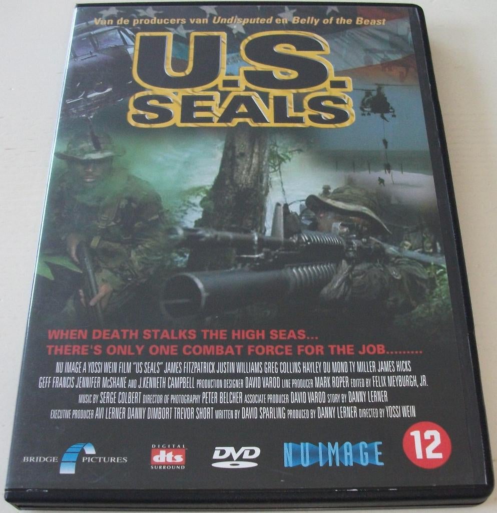 Dvd *** U.S. SEALS *** When death stalks the high seas..., Vanaf 12 jaar, Ophalen of Verzenden, Zo goed als nieuw, Actie