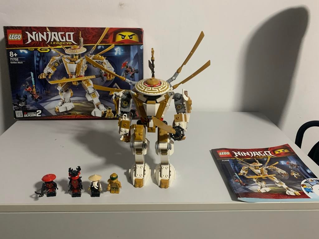 Lego Ninjago Legacy 71702 Gouden Mech, Ophalen of Verzenden, Zo goed als nieuw, Complete set, Lego