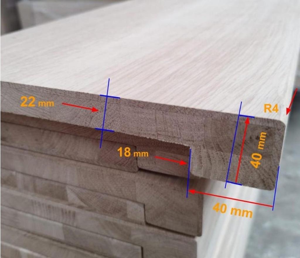 Eiken Overzet Vensterbanken 240x25cm, 240x30cm, ook op maat, Ophalen, Eikenhuis@gmail.com, Nieuw, 6037RR
