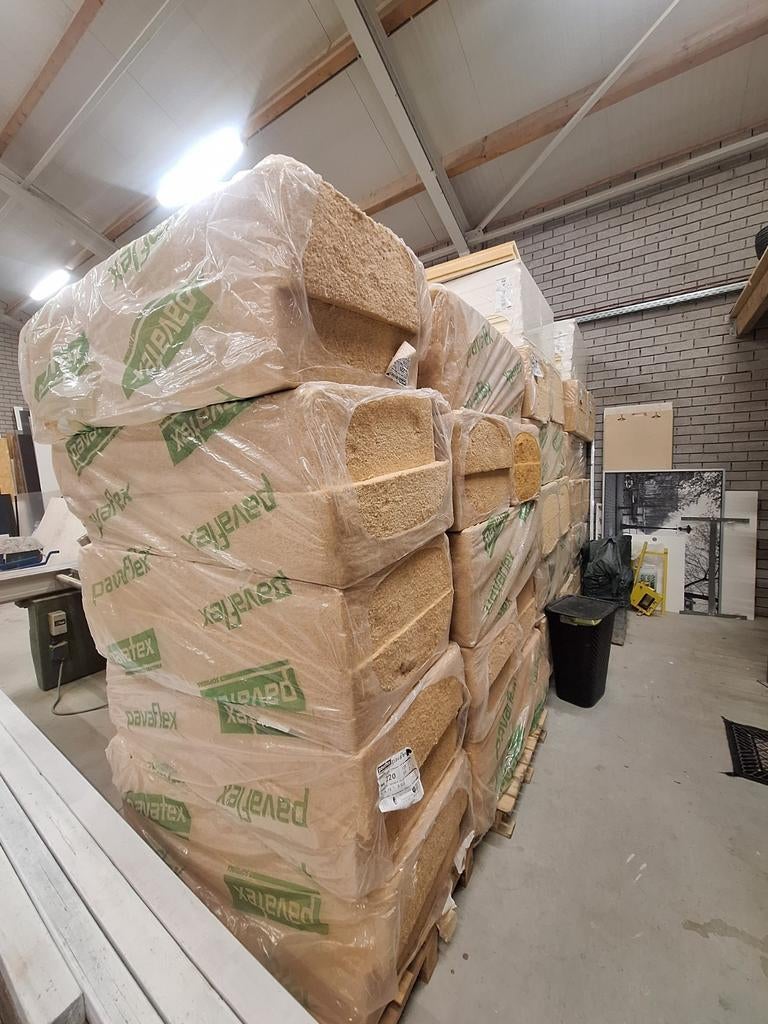 Pavaflex isolatie 1220x575x220mm Rd 6.10 (totaal 33,4m²), Doe-het-zelf en Verbouw, Isolatie en Afdichting, Ophalen, Nieuw, 12 cm of meer