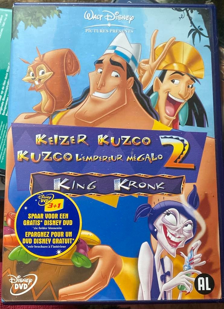Disney dvd keizer kuzco 2, Cd's en Dvd's, Alle leeftijden, Ophalen of Verzenden, Zo goed als nieuw, Amerikaans