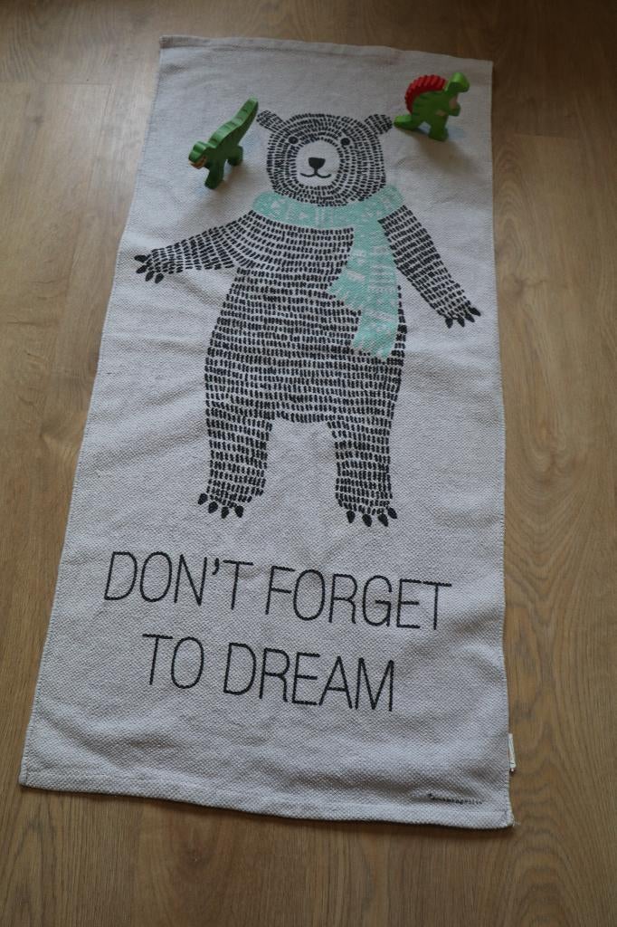 Vloerkleed beer Bloomingville, Ophalen, Zo goed als nieuw, Kleed of Kussen