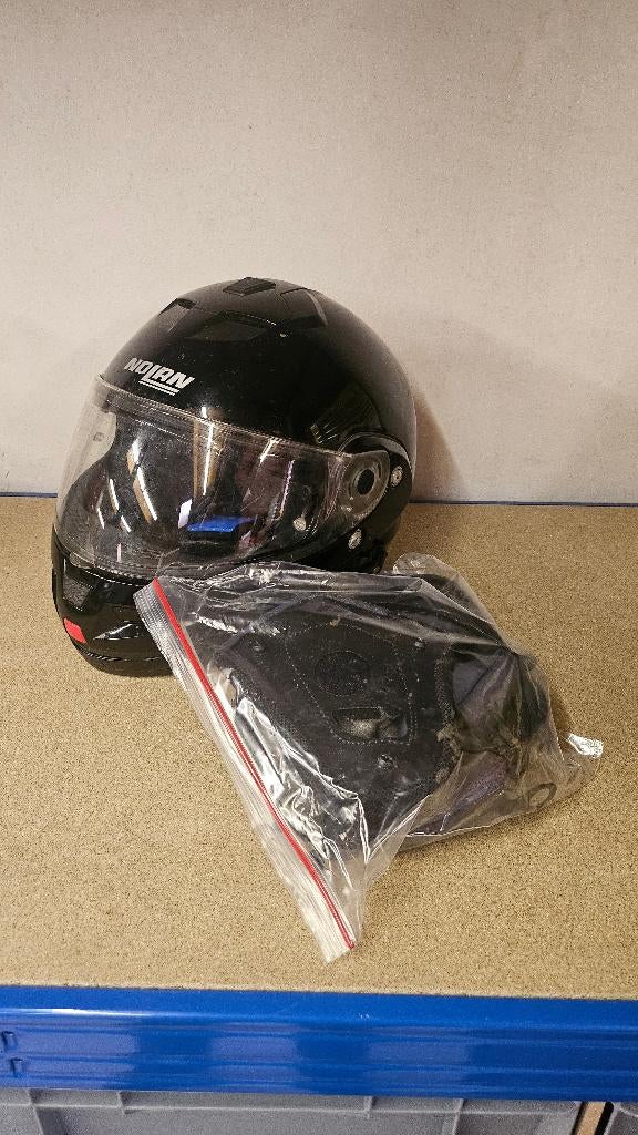 Nolan motorhelm maat L met intercom, Nolan, Ophalen of Verzenden, Integraalhelm, L