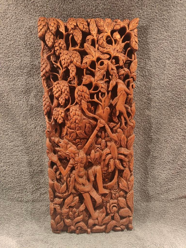 Balinees jacht Houtsnijwerk Wandpaneel, Ophalen of Verzenden