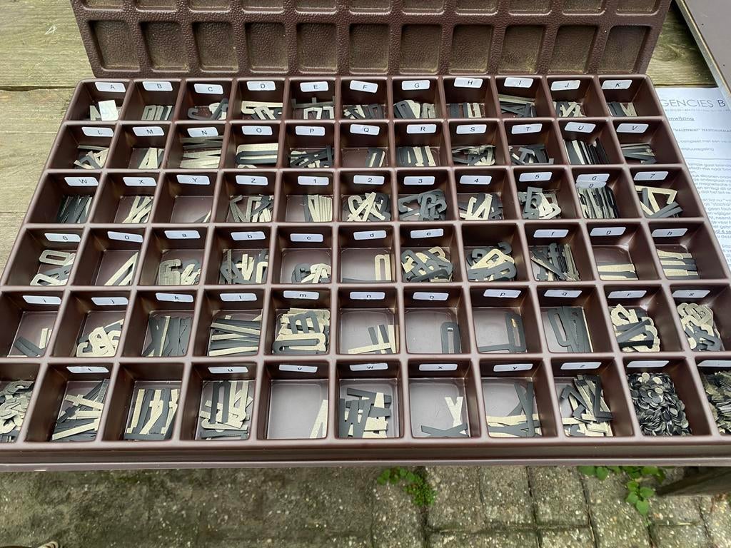 Tekstdruk machine, Ophalen of Verzenden, Zo goed als nieuw