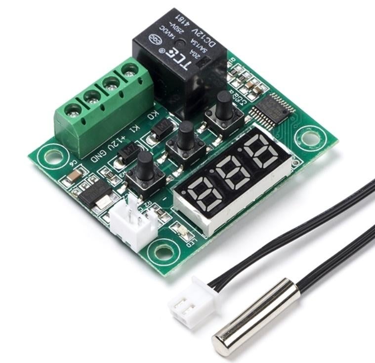 W1209 Thermostaat met sensor 12V 10A, Ophalen of Verzenden, Nieuw