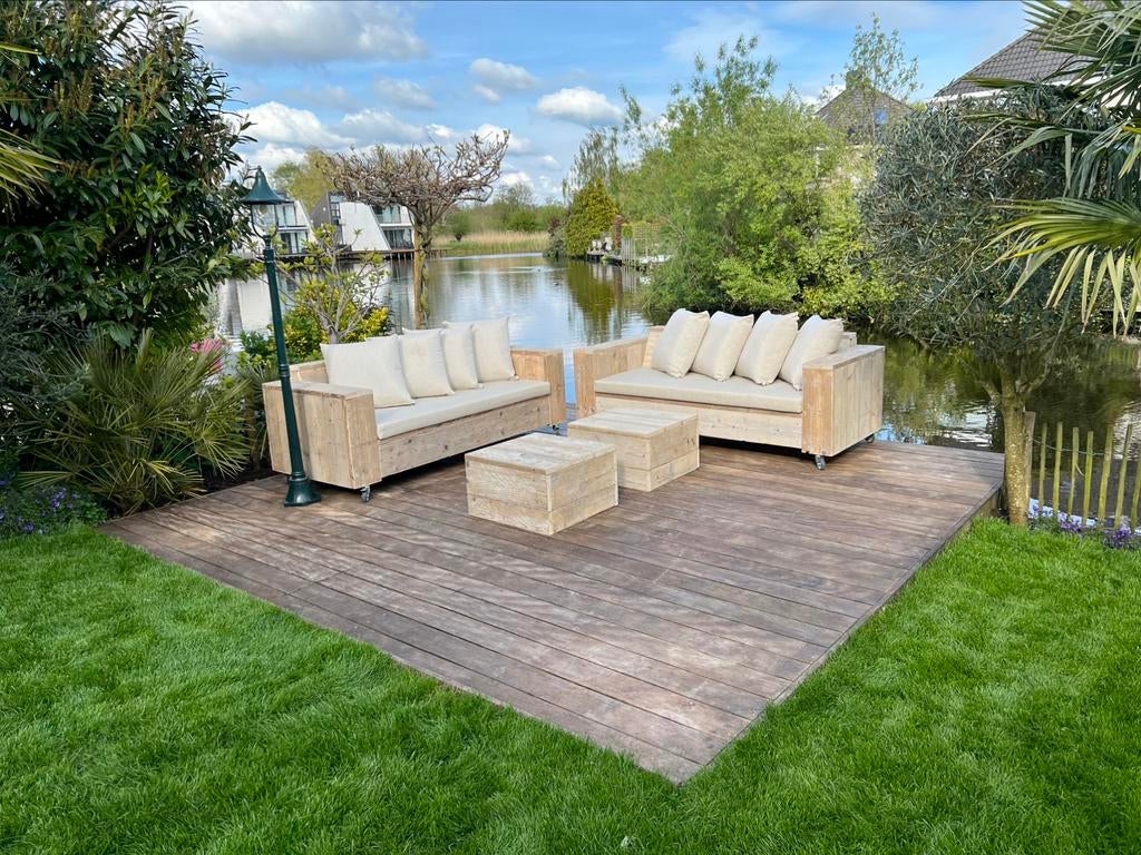 Loungeset kussens loungebank kussens tuinbank kussens opmaat, Tuin en Terras, Info@buitenkussensopmaat.nl, Buitenkussensopmaat