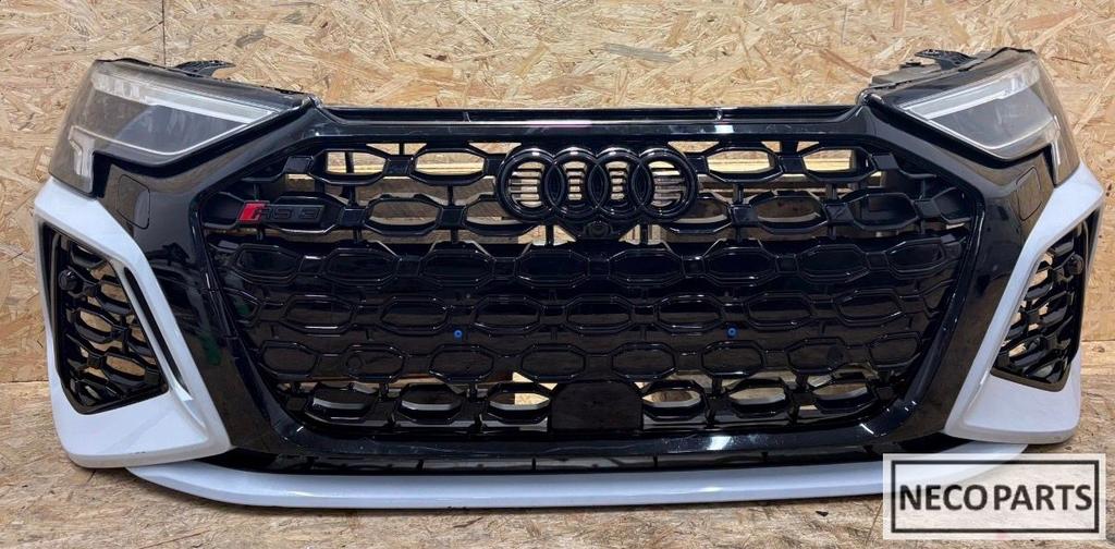 AUDI RS3 8Y VOORKOP BUMPER MOTORKAP SCHERM ALLES LEVERBAAR !, Gebruikt, -, -, Spatbord
