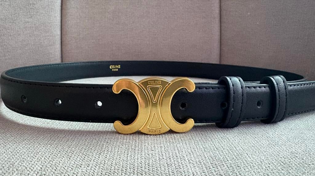 Celine riem zwart, Kleding | Dames, Riemen en Ceinturen, Minder dan 3 cm, 100 cm of meer, Nieuw, Heupriem