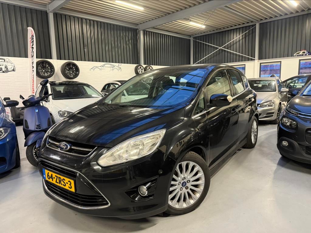 Ford C-Max 1.0 92KW 2013 Zwart NAP TITANIUM MOOI AUTO!, Voorwielaandrijving, 125 pk, Zwart, Origineel Nederlands