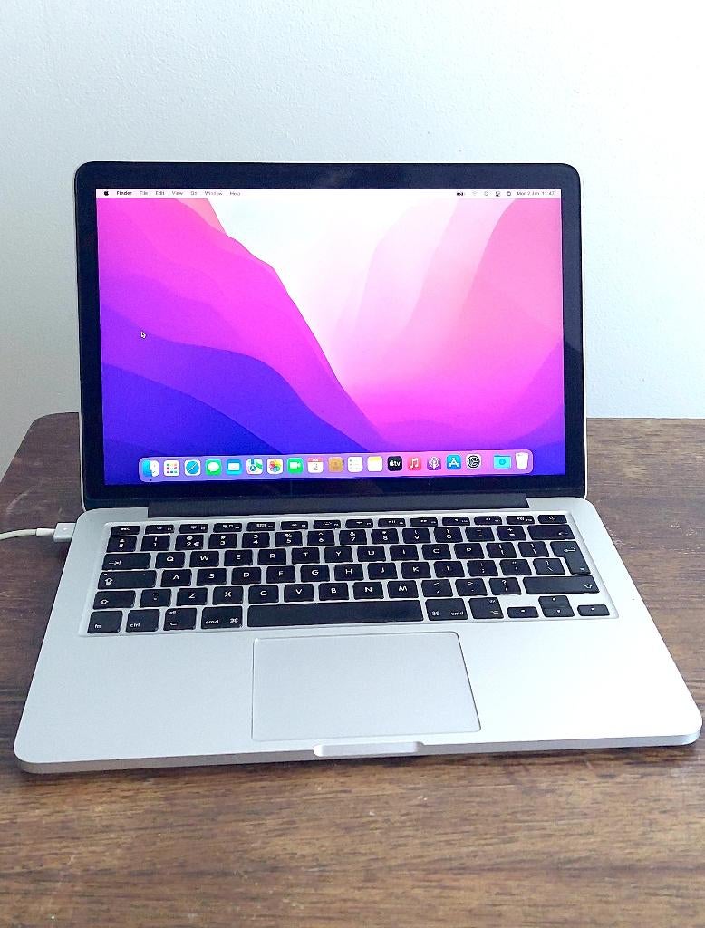 Macbook Pro 13 inch, type A1502, 128GB SSD, Computers en Software, Apple Macbooks, MacBook Pro, Gebruikt, 2 tot 3 Ghz, Qwerty