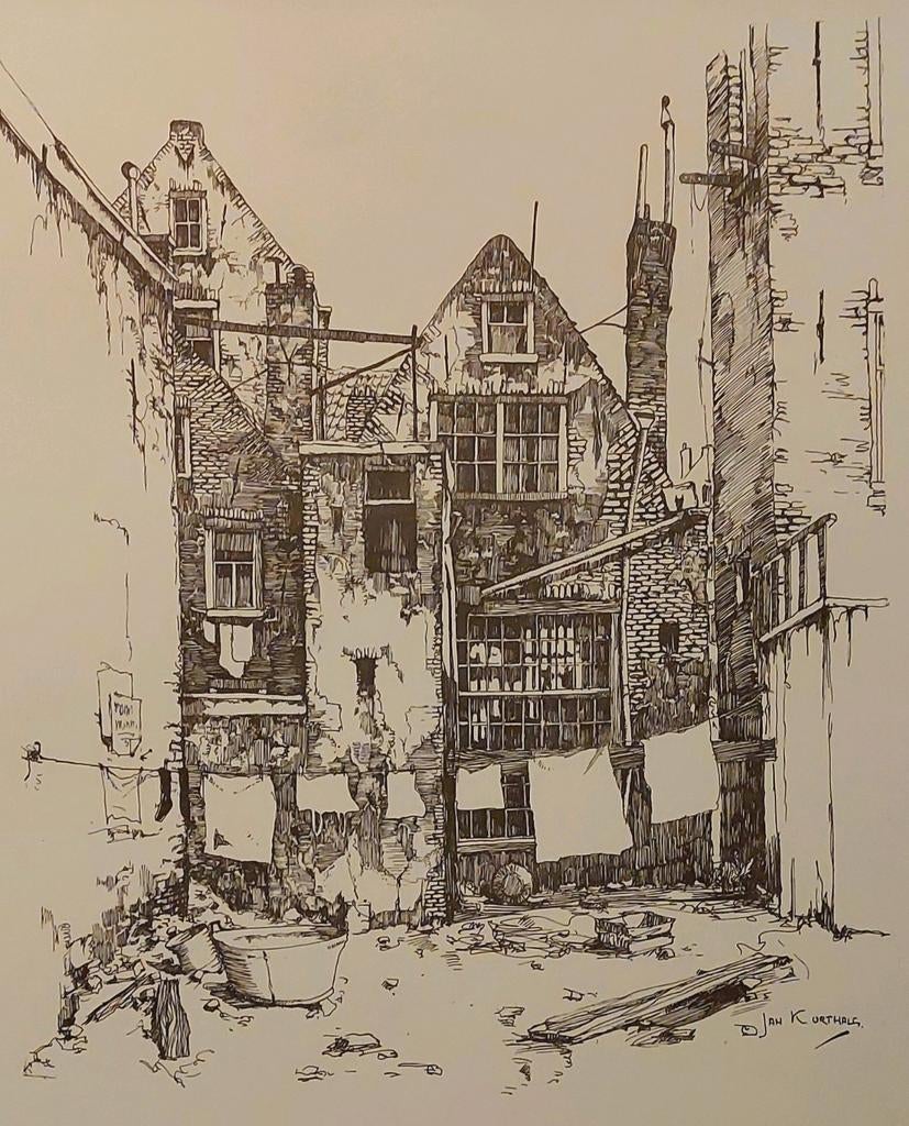 Jan Korthals ... de Krom Boomssloot ... Amsterdam ..., Ophalen of Verzenden