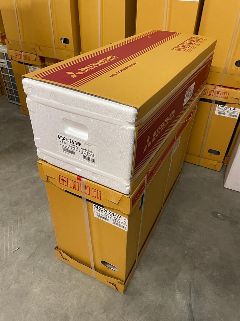 Mitsubishi Heavy Industries SRK20 ZS-WF SRC20 ZS-W met WiFi, Ophalen, Koelen en Ontvochtigen, Timer, Nieuw