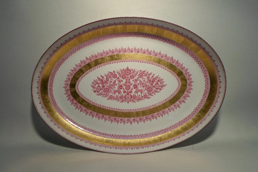 Steinbock Emaille Schaal Roze Goud, Antiek en Kunst, Ophalen of Verzenden