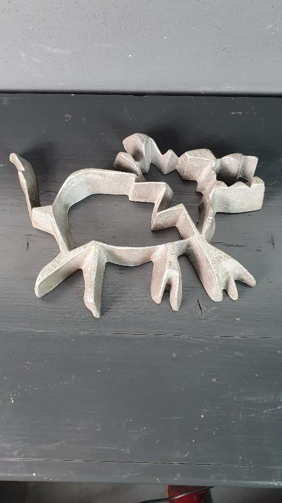 Aluminium onderzetter Hond groot, Teun Kees Design. 7A11, Huis en Inrichting, Woonaccessoires | Onderzetters, Tweedehands verkoop
