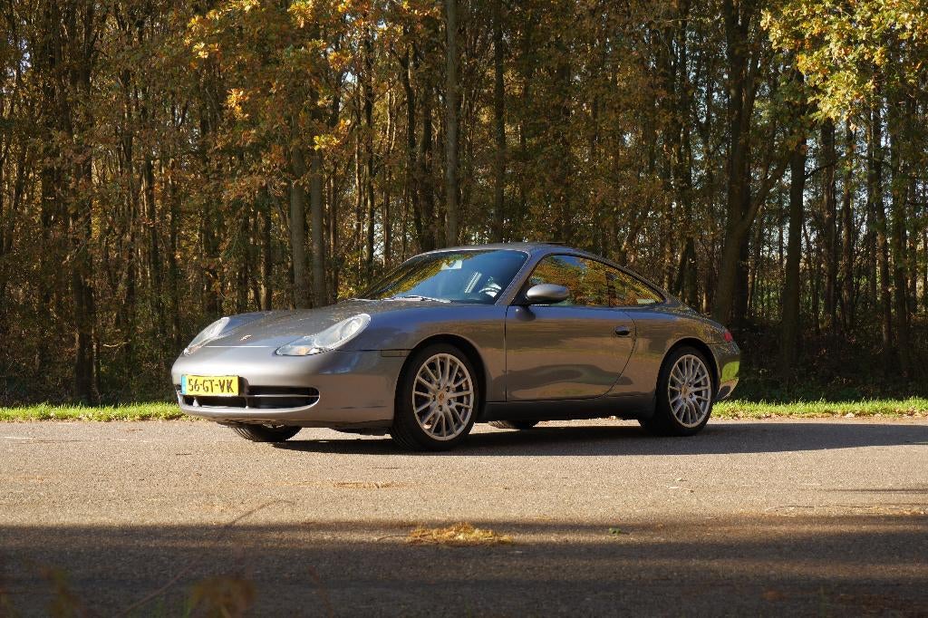 Porsche 911 3.4 Carrera 4 Coupe 2001 Tiptronic Schuifdak, Auto's, Automaat, Zwart, 4 stoelen, Leder