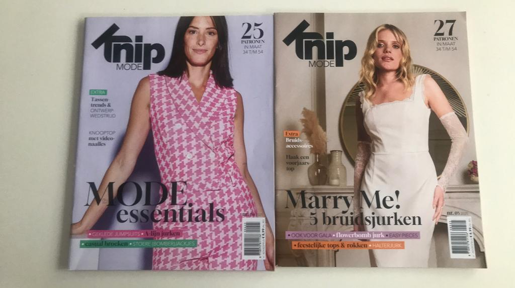 Knip mode nieuw nr 4 en 5 2025 bruidsjurk gala knipmode, Ophalen of Verzenden, Nieuw, Vrouw, Knipmode