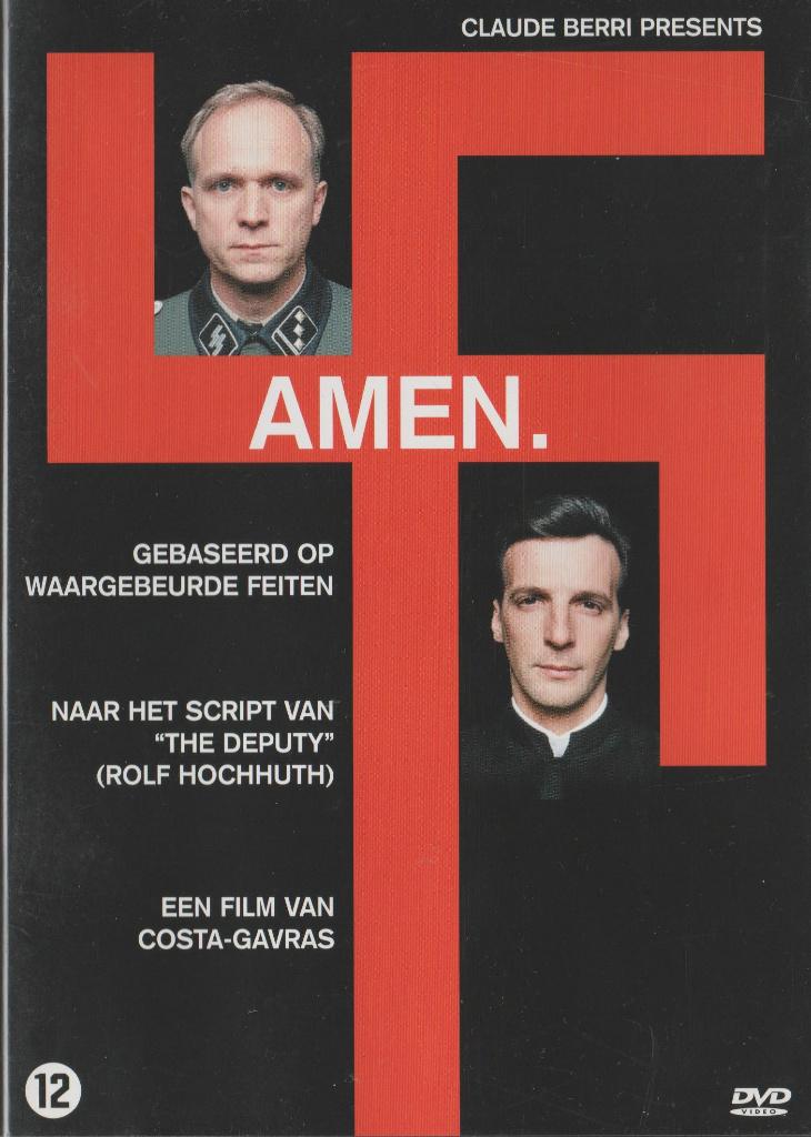 19) AMEN: met Ulrich Tukur en Mathieu Kassovitz, Vanaf 12 jaar, Ophalen of Verzenden, Zo goed als nieuw, Duitsland