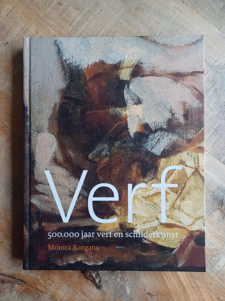 Verf: 500.000 jaar verf en schilderkunst - Monica Rotgans, Ophalen of Verzenden, Zo goed als nieuw, Zie beschrijving, Schilder- en Tekenkunst