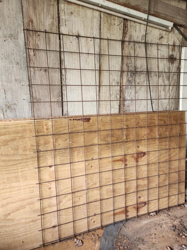 Betonmat 2x2 meter, rond 6mm, 15x15cm, Ophalen, Gebruikt, Minder dan 10 meter, Raster