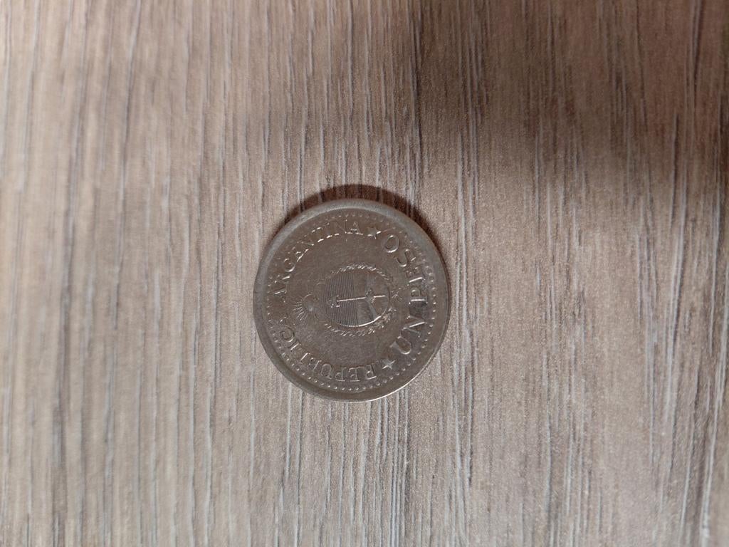 1 peso 1960 Argentinië, mei revolution, Verzenden, Zuid-Amerika, Losse munt