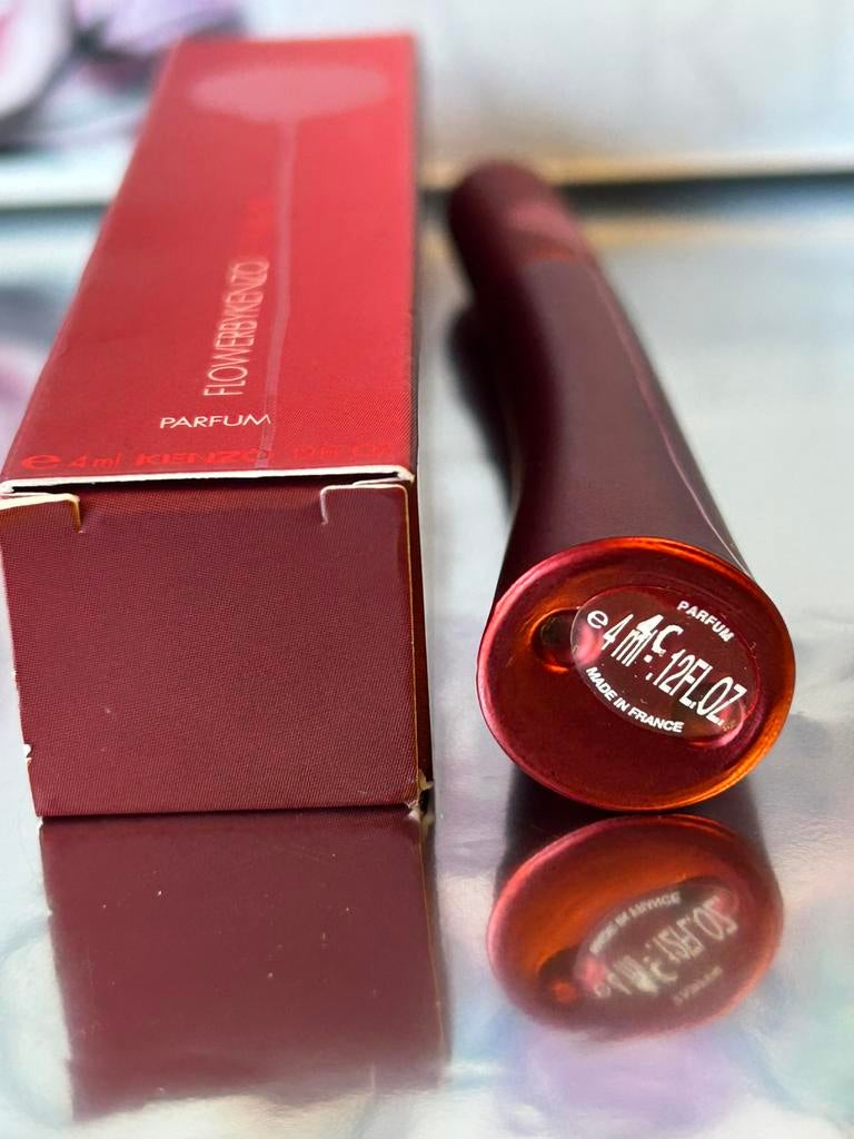 Kenzo flower le parfum miniature 4ml, Ophalen of Verzenden, Nieuw, Miniatuur, Gevuld