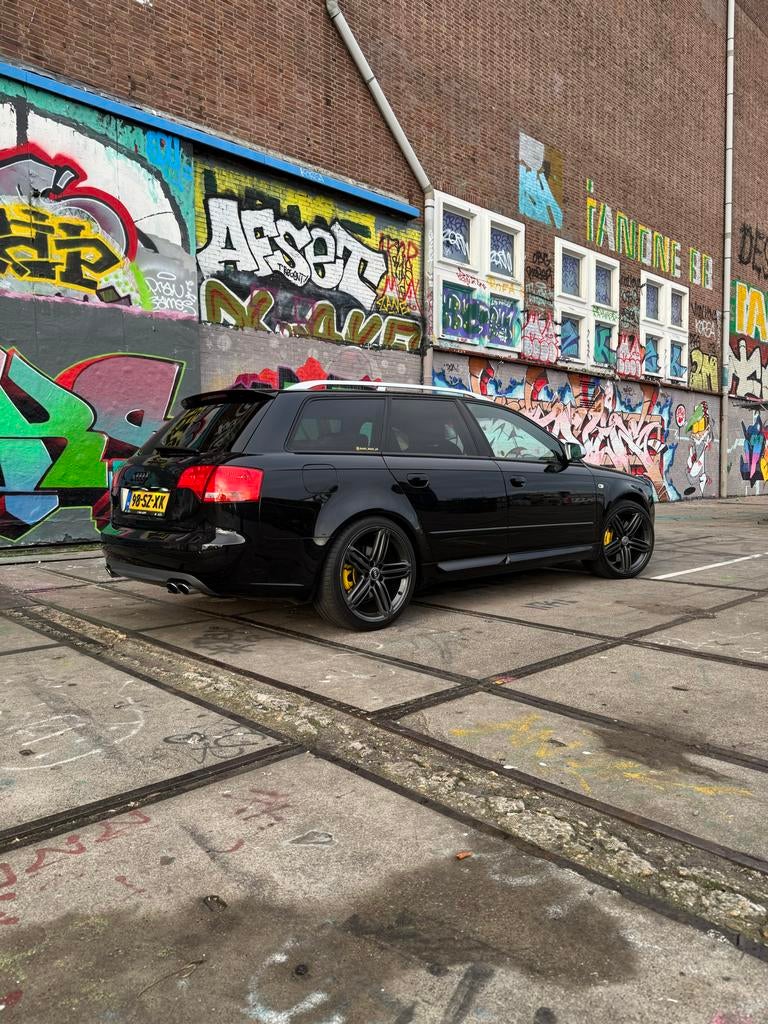 Audi S4 4.2 253KW Avant Quattro AUT 2006 Zwart, Auto's, Audi, Particulier, S4, ABS, Adaptive Cruise Control, Airbags, Airconditioning