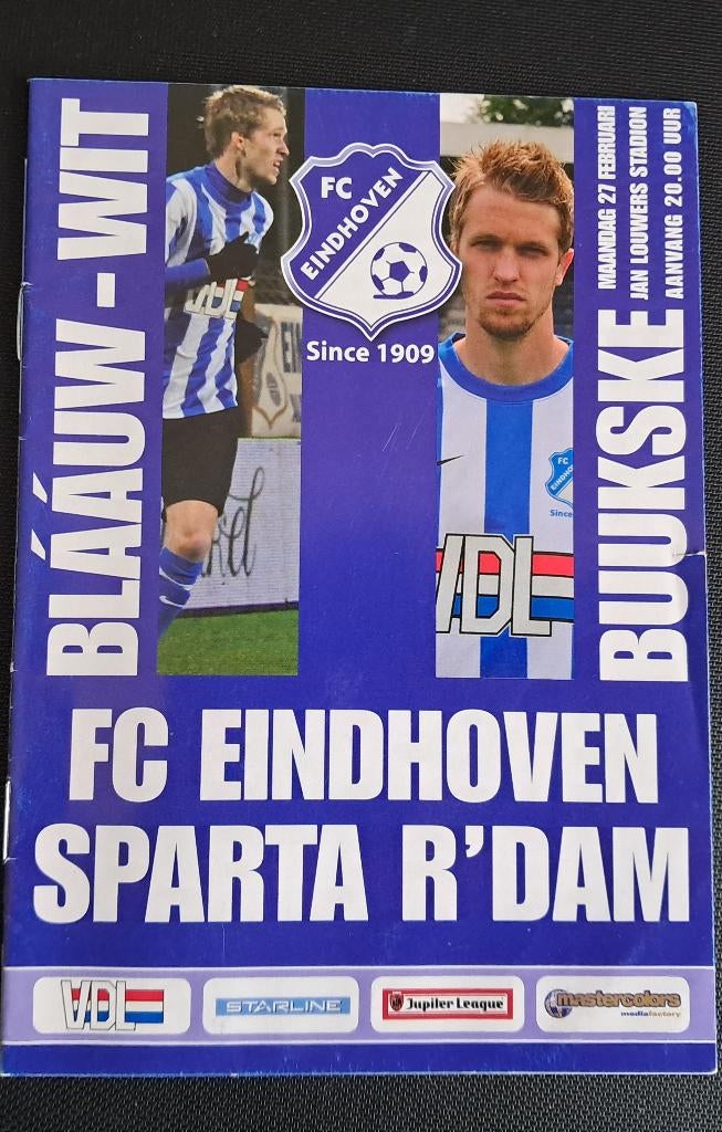 FC Eindhoven - Sparta 2011/2012, Ophalen of Verzenden, Zo goed als nieuw, Overige binnenlandse clubs, Boek of Tijdschrift
